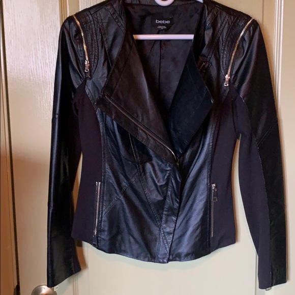bebe Jackets & Blazers - Black Bebe Bomber Jacket